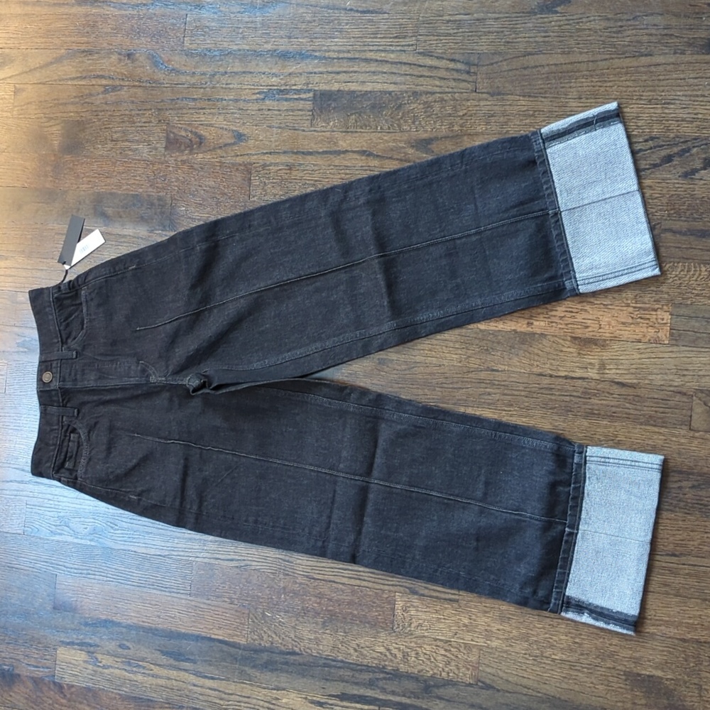NWT Banana Republic Pintuck Jeans - Size 24 - Black